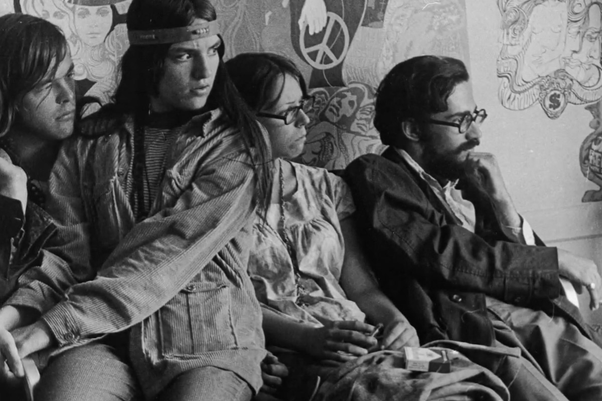 Hippies in the Haight Ashbury Free Clinic in the 1960's