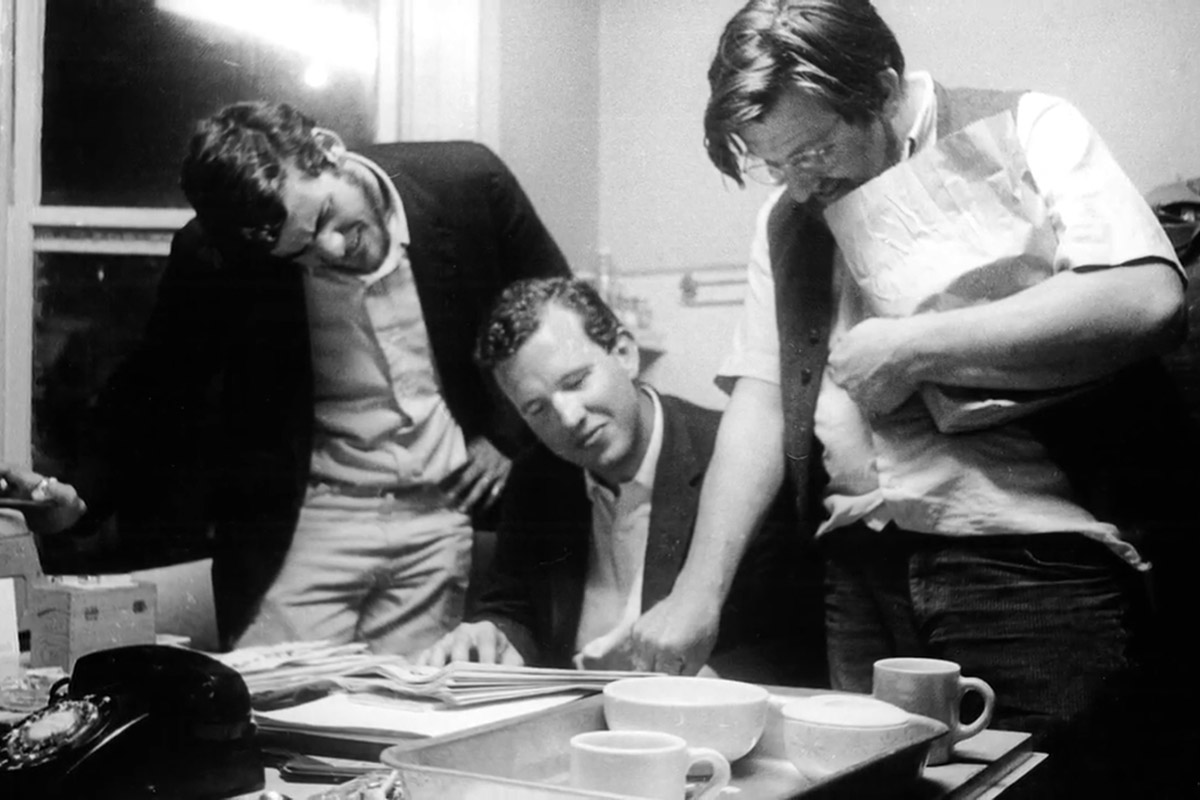 Dr David E Smith, MD reviews notes at The Haight Ashbury Free Clinic in the 1960's